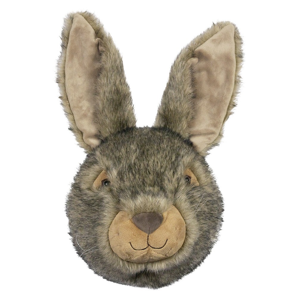 Nástěnná plyšová dekorace hlava králík Cuddly Rabbit - 39*20*47cm