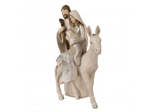 Vánoční dekorace socha vánoční betlém Svatá rodina - 24*16*32 cm