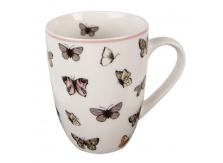 Porcelánový hrnek s motýlky Butterfly Paradise - 12*8*10cm / 350 ml
