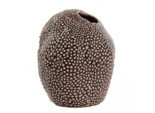Hnědá keramická váza Kyana M - Ø 17*20,5 cm