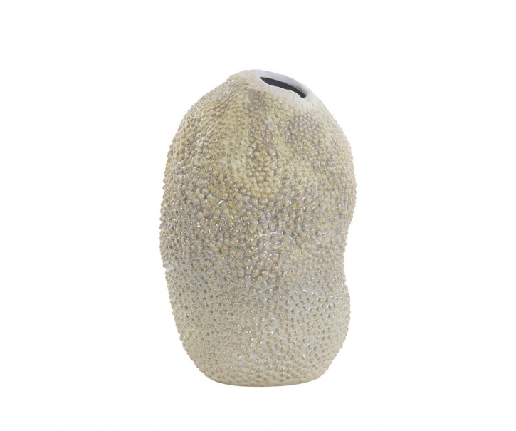 Béžovo-hnědá keramická váza Kyana L - Ø 18*28 cm