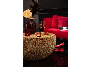 Coffee stolek zlatý - 114*112*30cm