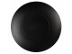 Bílo-černý servírovací talíř se srdíčky - Ø 33*1 cm