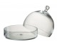 Transparentní skleněný podnos s poklopem Bell Jar S - Ø 20*16cm