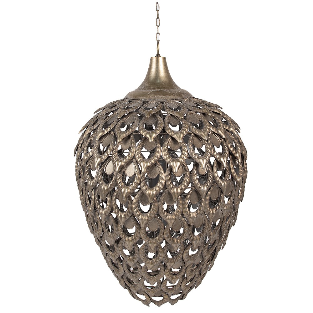 Zlaté kovové antik světlo Gavino - 39*59 cm