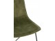 Zelená sametová jídelní židle Chair Isabel Green - 64*47*89cm