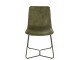 Zelená sametová jídelní židle Chair Isabel Green - 64*47*89cm