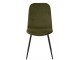 Zelená sametová jídelní židle Chair Claire Green - 46*44*86cm