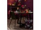 Vínová sametová jídelní židle Chair Claire Burgundy - 46*44*86cm