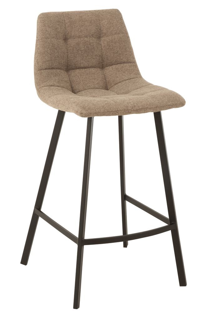 Béžová barová židle Barstool Babette Beige - 47*43*95cm J-Line by Jolipa