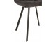 Šedá sametová jídelní židle Chair Morgan Grey - 45*54*86cm