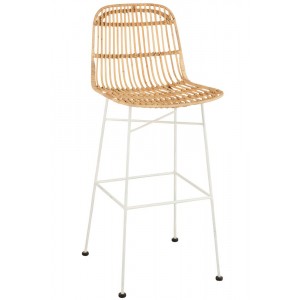Přírodní ratanová barová židle Emmi Rattan Natural - 47*42*92cm