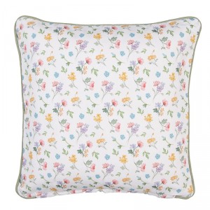Bavlněný povlak na polštář s květinovým motivem Colourful Flowers - 40*40cm