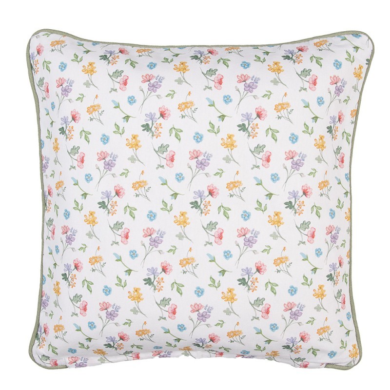 Bavlněný povlak na polštář s květinovým motivem Colourful Flowers - 40*40cm