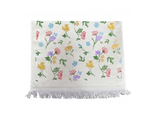 Kuchyňský froté ručník s květinovým motivem Colourful Flowers - 40*66cm