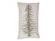 Béžový povlak na polštář se stromky Natural Pine Trees - 30*50cm
