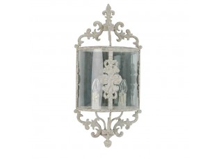 Nástěnná kovová vintage lampa - 33*19*72 cm E14/max 2x25W