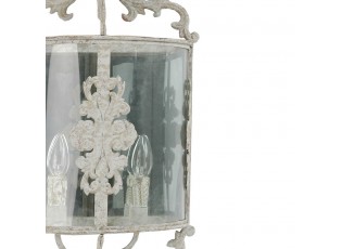 Nástěnná kovová vintage lampa - 33*19*72 cm E14/max 2x25W