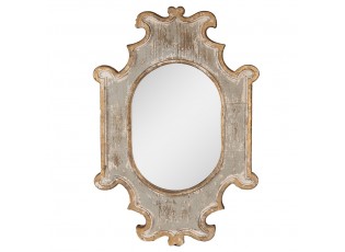 Dřevěné vintage zrcadlo Ellis - 51x3x75 cm