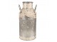 Zinková antik dekorativní plechová konev na mléko - 23*22*47 cm