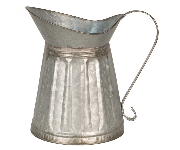 Zinkový antik dekorativní plechový džbán - 30*22*29 cm