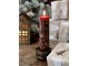 Červeno zlatá adventní svíčka s čísly 1- 4 Advent Candle - Ø 5*20cm / 48h