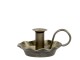 Bronzový antik kovový svícen s držadlem - 15*13*7cm
