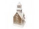 Dekorace vánoční perníková chaloupka s Led světýlky Gingerbread - 13*11*25cm/ 3*AA