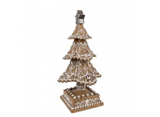 Dekorace vánoční perníkový stromek Gingerbread Tree - Ø 18*32 cm
