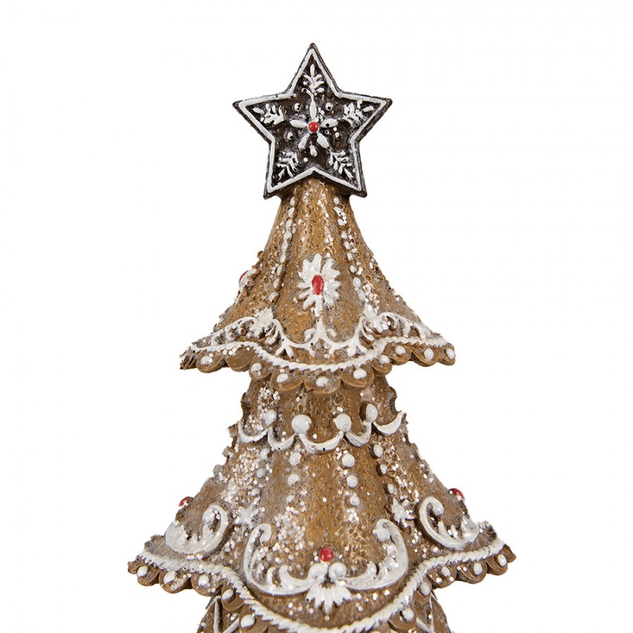 Dekorace vánoční perníkový stromek Gingerbread Tree - Ø 18*32 cm Clayre & Eef Dekorace vánoční perníkový stromek Gingerbread Tree - Ø 18*32 cm Clayre & Eef