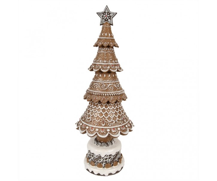 Dekorace vánoční perníkový stromek Gingerbread Tree - Ø 16*42 cm