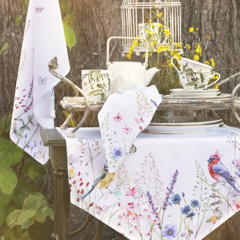 Kuchyňská bavlněná zástěra So Flora - 70*85 cm
