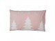 Zimní růžový povlak na polštář se stromky Merry Everything - 30*50 cm