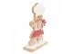 Vánoční dekorace perníček s lízátkem Gingerbread Man - 14*5*21 cm