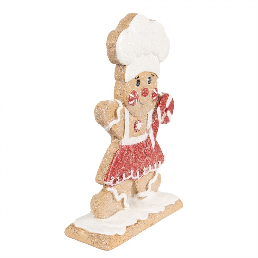 Vánoční dekorace perníček s lízátkem Gingerbread Man - 14*5*21 cm