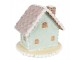 Zelená perníková chaloupka Gingerbread House - 13*13*12 cm