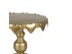 Zlatý kovový stojan se srdíčky na dortíky - Ø 26*22 cm