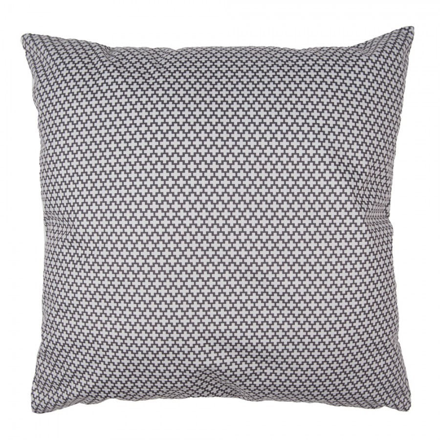 Bílo-šedý povlak na polštář s jelenem White&Grey Deer - 45*45 cm