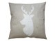 Béžový povlak na polštář s jelenem Deer - 45*45 cm
