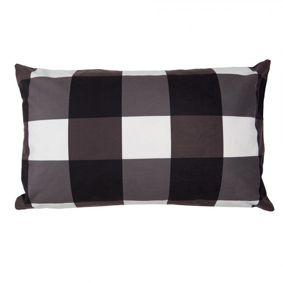 Bílý povlak na polštář se stromky Black&White X-Mas - 30*50 cm