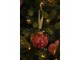 Červená vánoční skleněná ozdoba koule S - Ø 7*7 cm