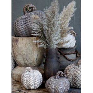 Latté antik dekorace dýně Pumpkin antique M - Ø 13,5*14 cm