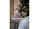 Růžová vánoční dekorace s Louskáčkem a ptáčky Jolly - 18*4*11 cm