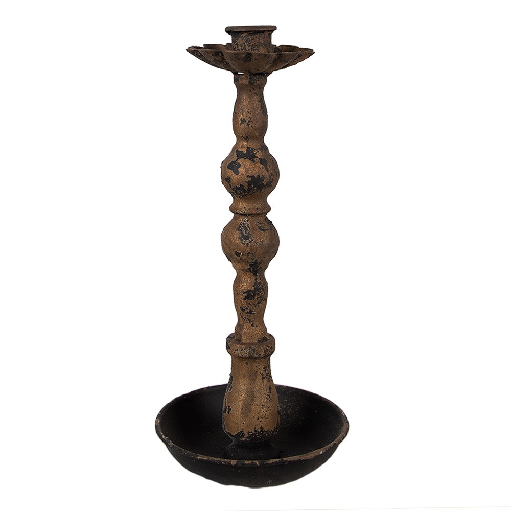 Svícen černý 11x25 cm - Ř 11x25 cm