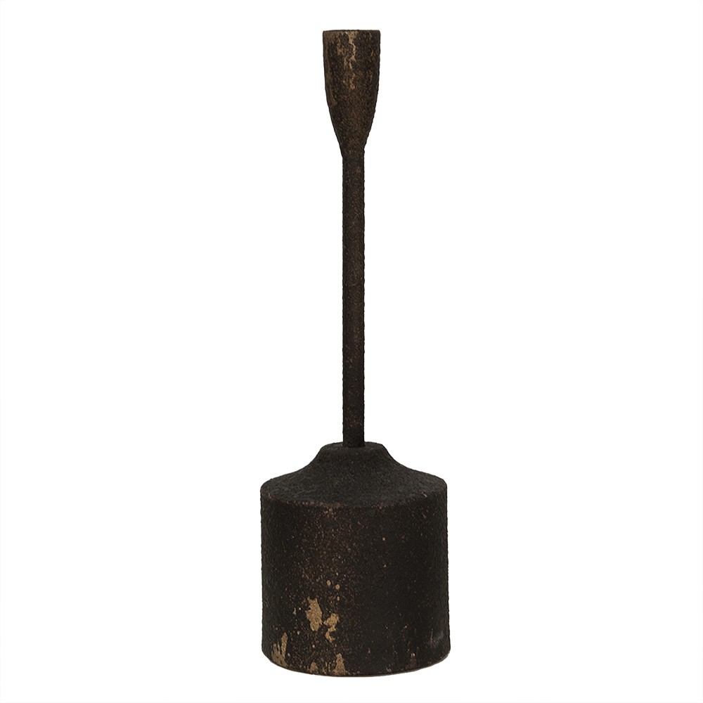 Svícen (sada 3 ks) Černý 9x35 / 9x30 / 9x25 cm - (3) Ř 9x40 / Ř 9x35 / Ř 9x30 cm