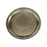 Mosazný antik dekorační kovový podnos Viola - Ø 20*1cm Materiál : kovBarva : mosazná antik