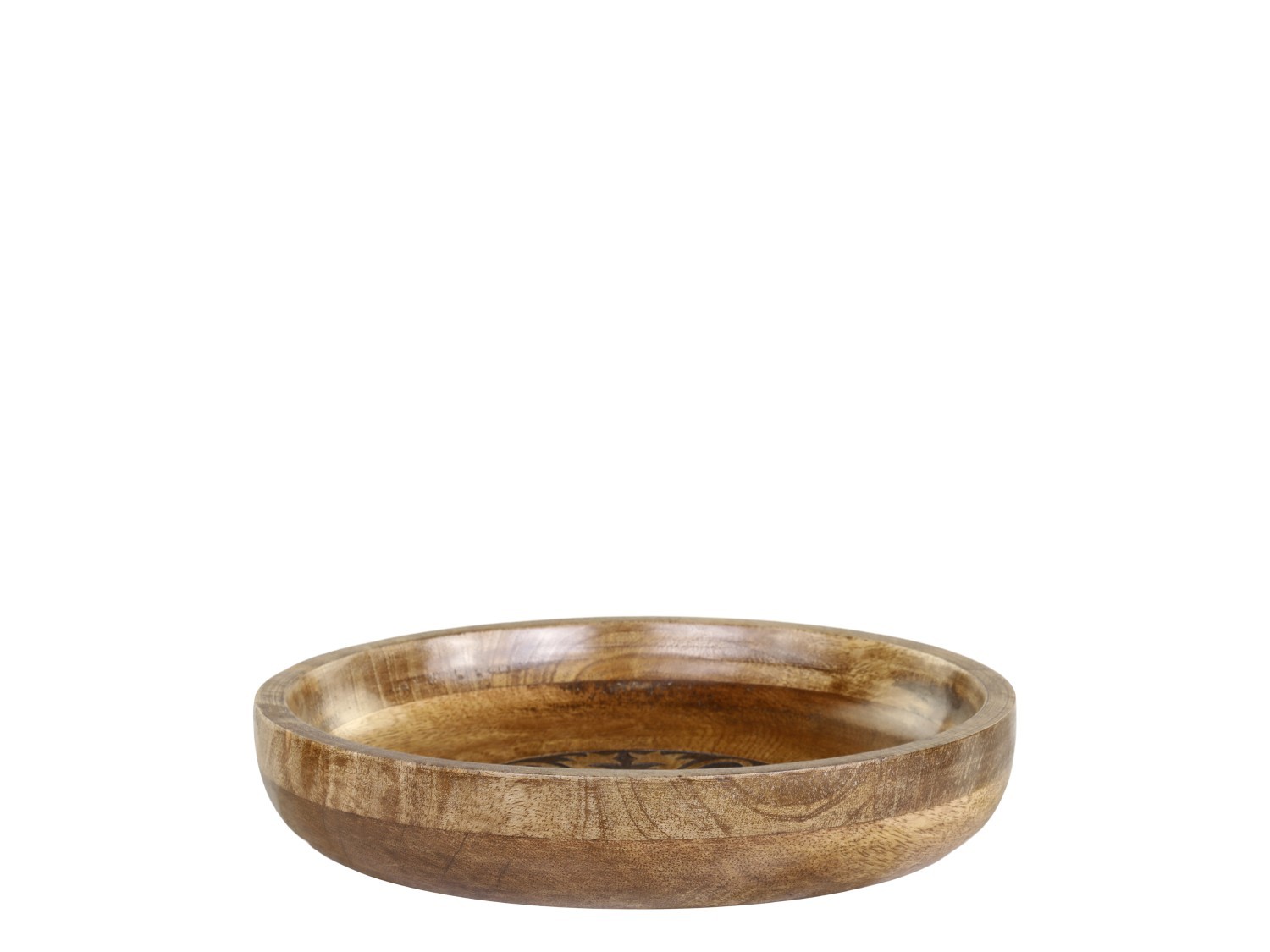 Dřevěná servírovací miska z mangového dřeva Tours Bowl - Ø 25*5 cm/ 1100ml Chic Antique