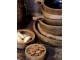 Dřevěná servírovací miska z mangového dřeva Tours Handles - Ø 20*5 cm/ 900ml