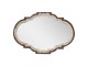Béžovohnědé antik nástěnné zrcadlo s odřením Jilly - 63*4*91 cm