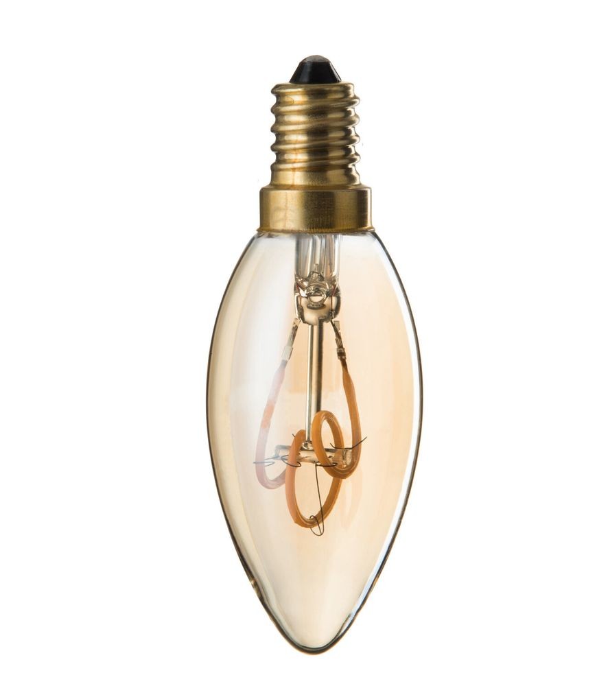 Jantarová designová žárovka Led Amber - 3,5*10 cm / E14